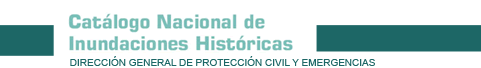 Catálogo Nacional de Inundaciones Históricas. Dirección General de Protección Civil y Emergencias