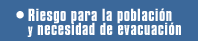 Riesgo para la población