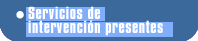 Servicios intervencion