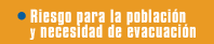 Riesgo para la población