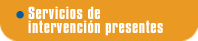 Servicios de Intervención