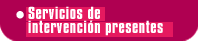 Servicios intervencion