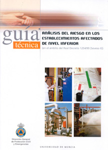 portada Guía técnica Análisis del riesgo en los establecimientos afectados de nivel inferior (en el ámbito del Real Decreto 1254/99 [Seveso II])