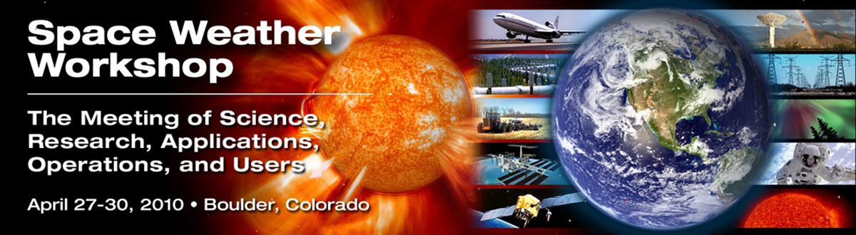 Space Weather Workshop 2010 Banner