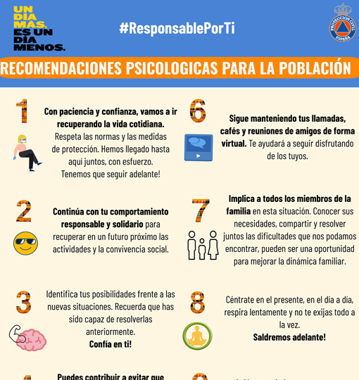 Decálogo Recomendaciones para la población