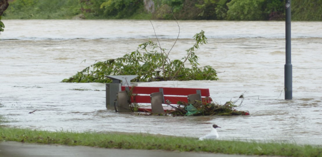 Río desbordado