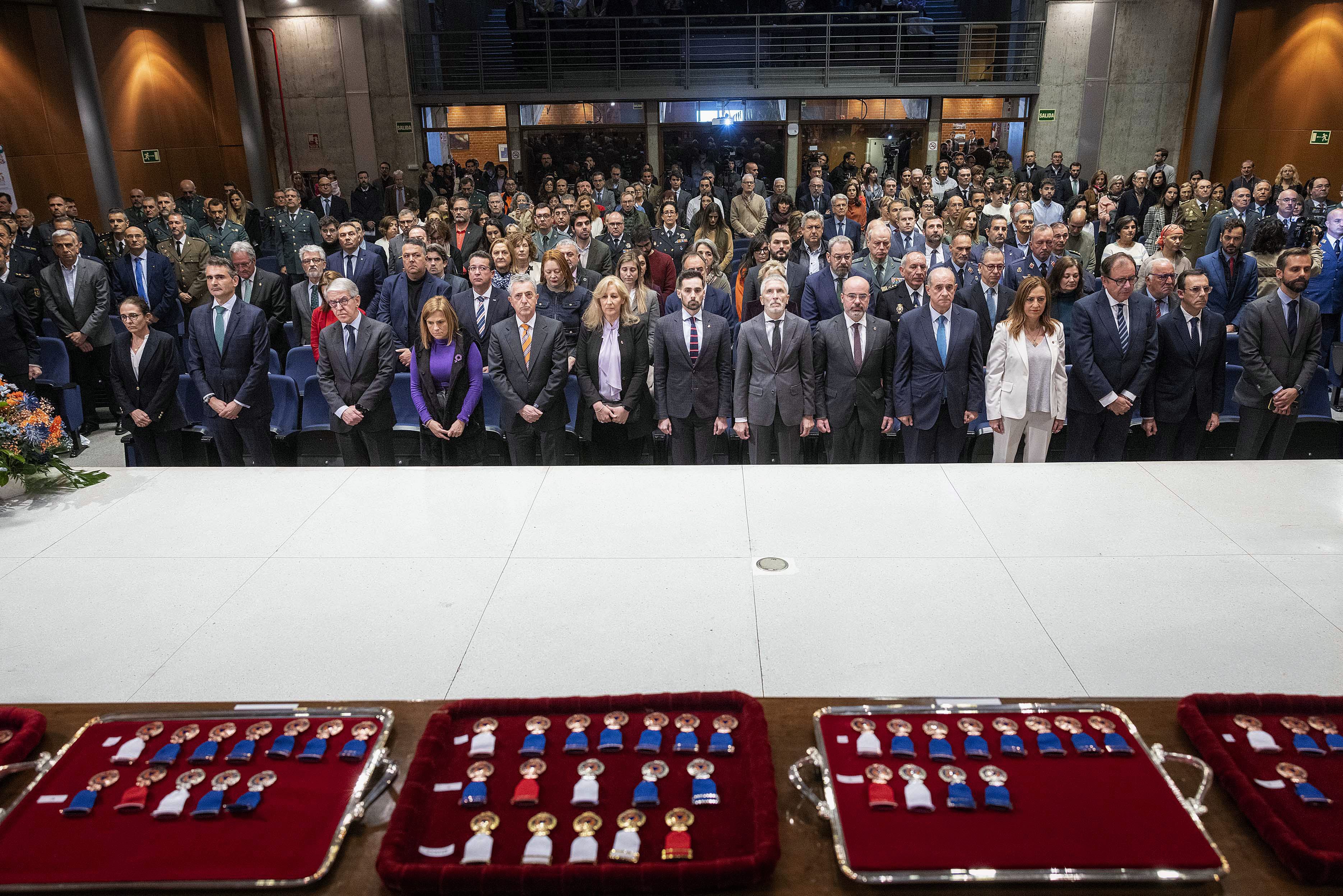 Momento de la ceremonia de entrega