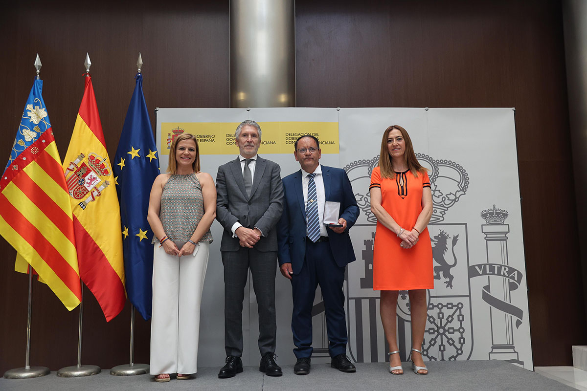 Momento del acto de entrega