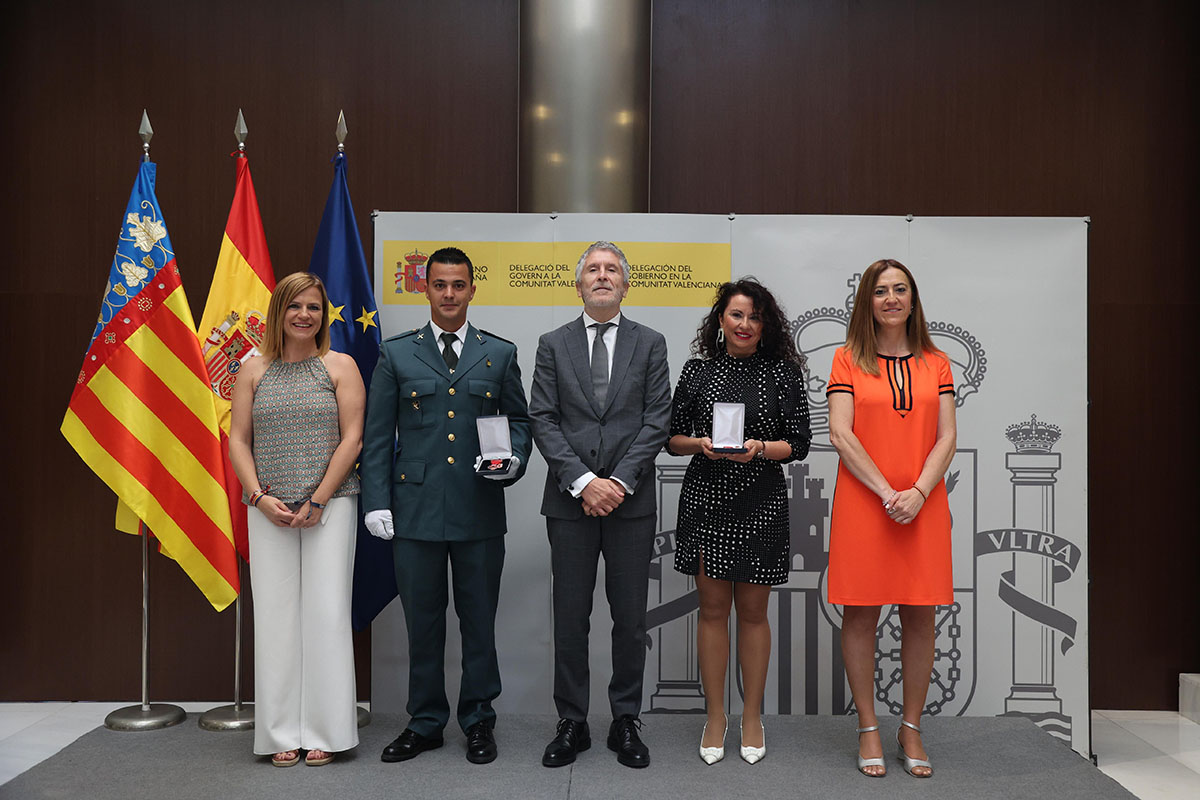 Momento del acto de entrega