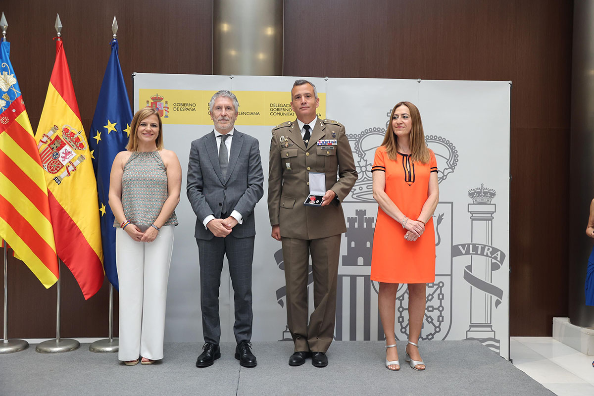 Momento del acto de entrega