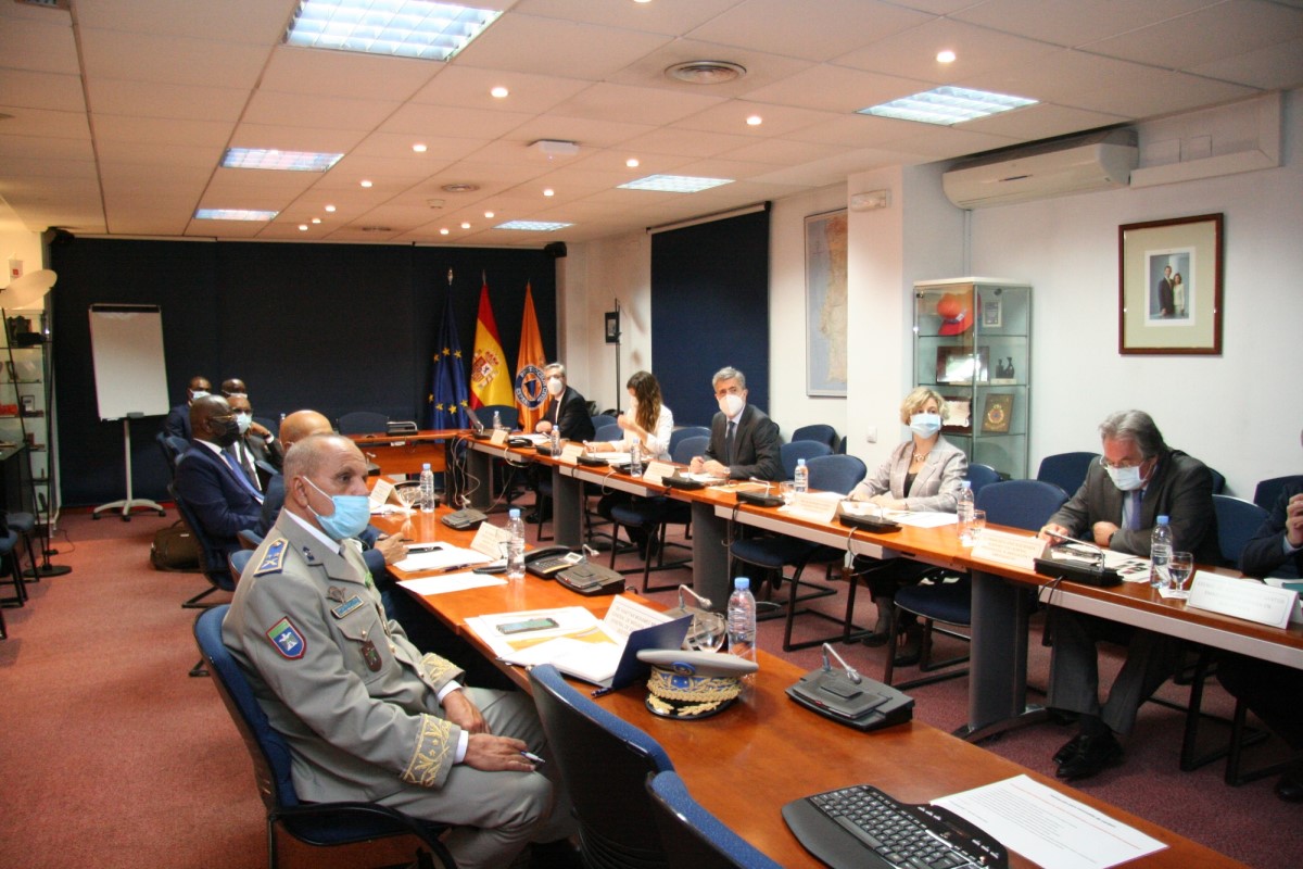 Reunión informativa con la delegación Mauritana