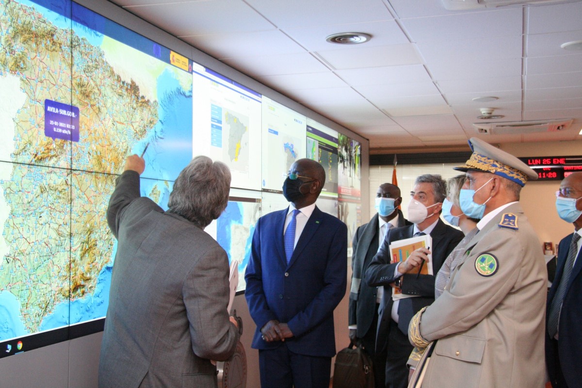 Visita de la delegación de Mauritania