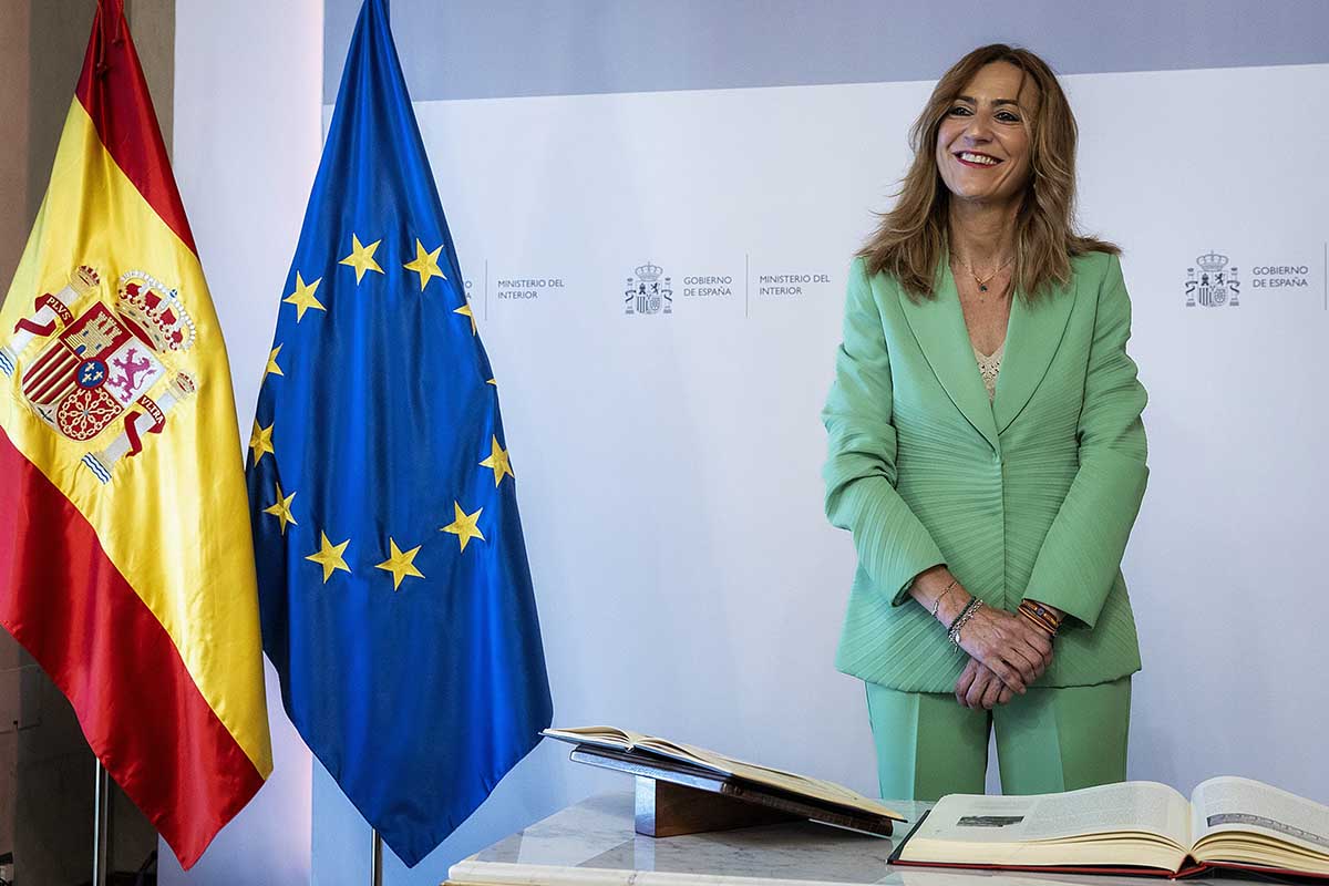 Momento del acto de toma de posesión.