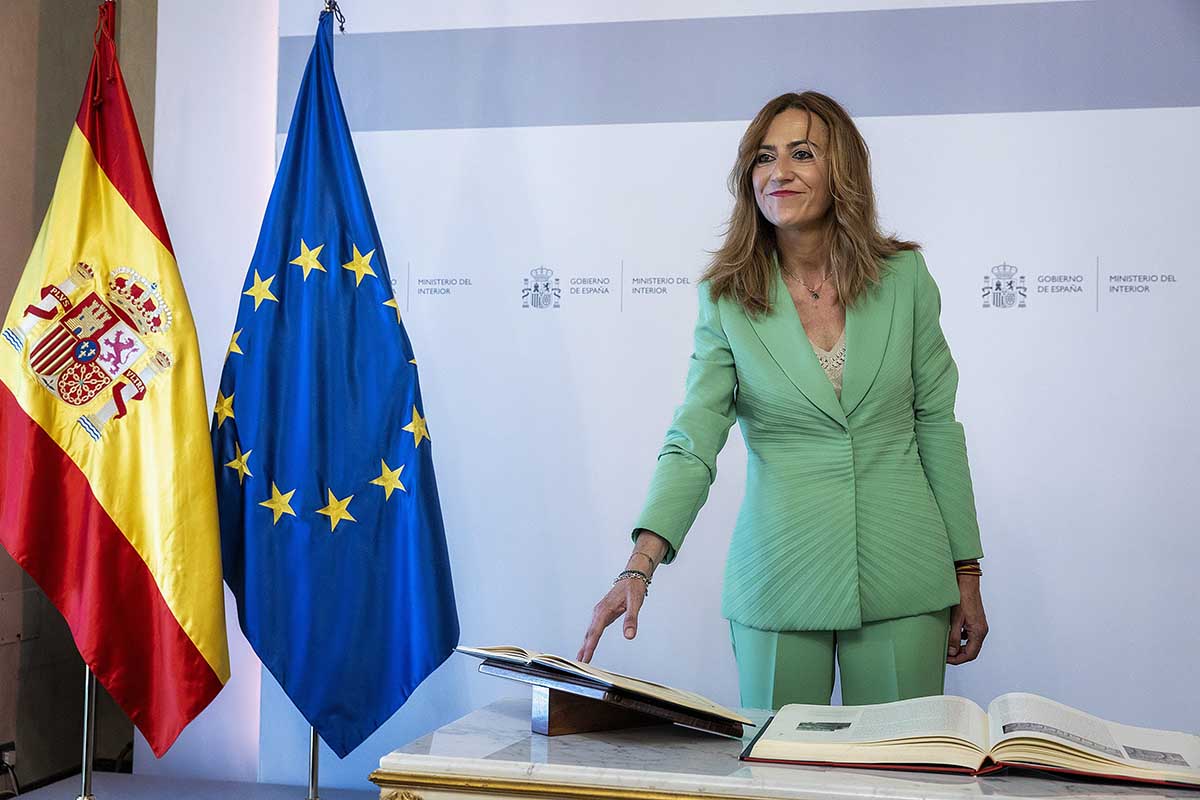 Momento del acto de toma de posesión.