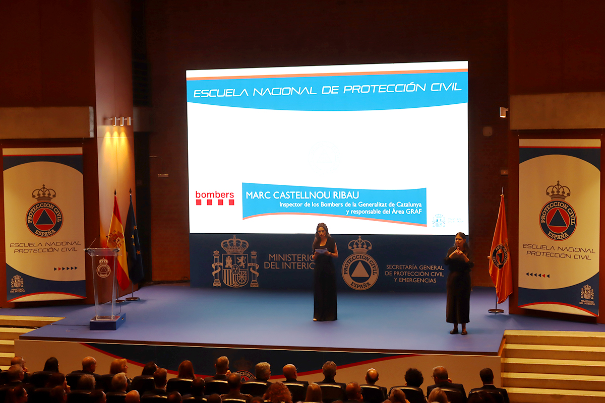 Momento de la ceremonia de inauguración del curso académico.