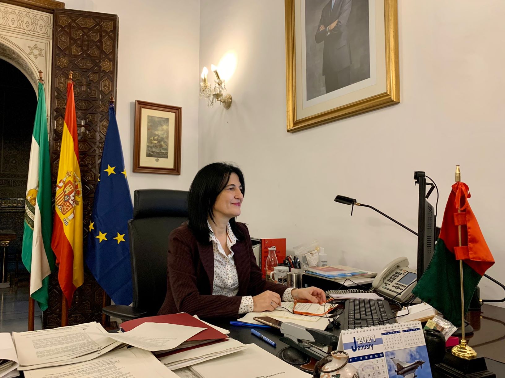 La subdelegada del Gobierno en Granada, Inmaculada López Calohorro