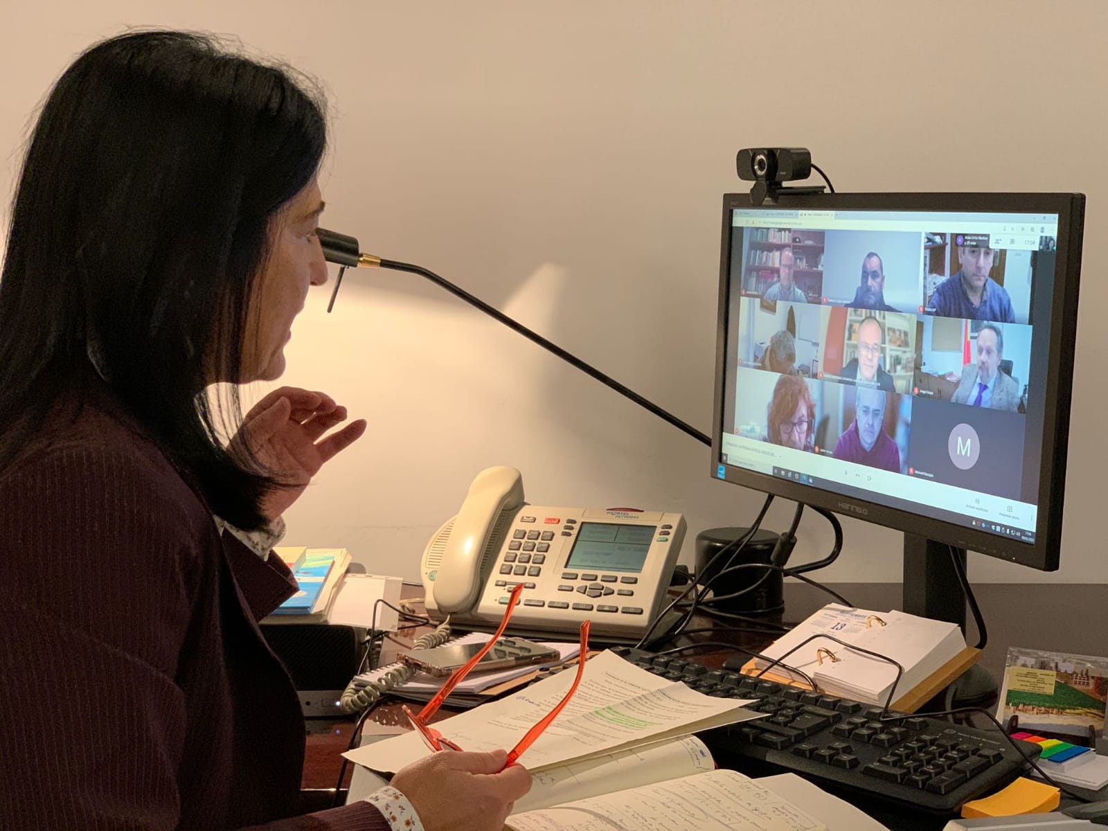 Inmaculada López Calahorro, subdelegada del Gobierno en Granada inaugura el curso de Los medios de comunicación ante el riesgo sísmico