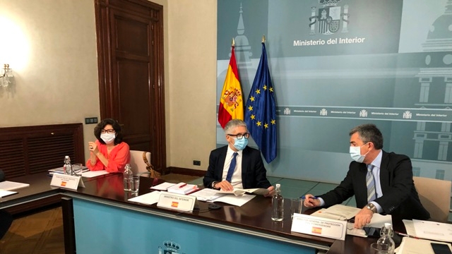 Grande-Marlaska preside la reunión del Pleno del Consejo Nacional de Protección Civil