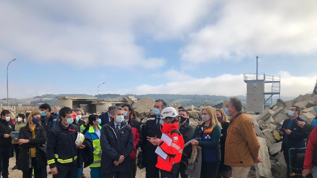 la Escuela Nacional de Protección Civil acoge un ejercicio de terremoto y la prueba piloto del proyecto europeo FASTER