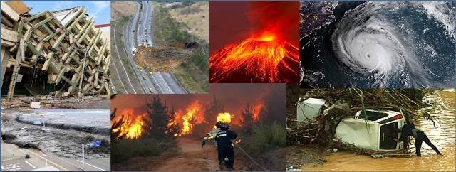 de varios riesgos naturales