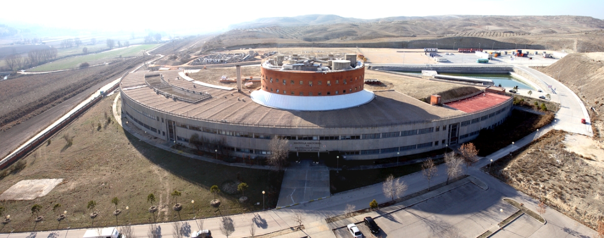 Foto aérea de la Escuela