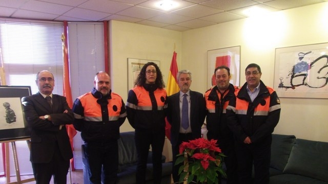 el director general de Protección Civil y Emergencias se reúne con los miembros de la Junta Directiva de la ANAV