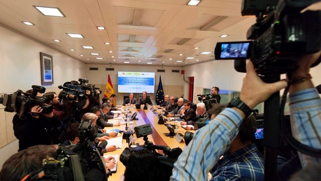 de la reunión donde trataron la vialidad invernal sobre la prevención ante las nevadas y otras situaciones meteorológicas adversas