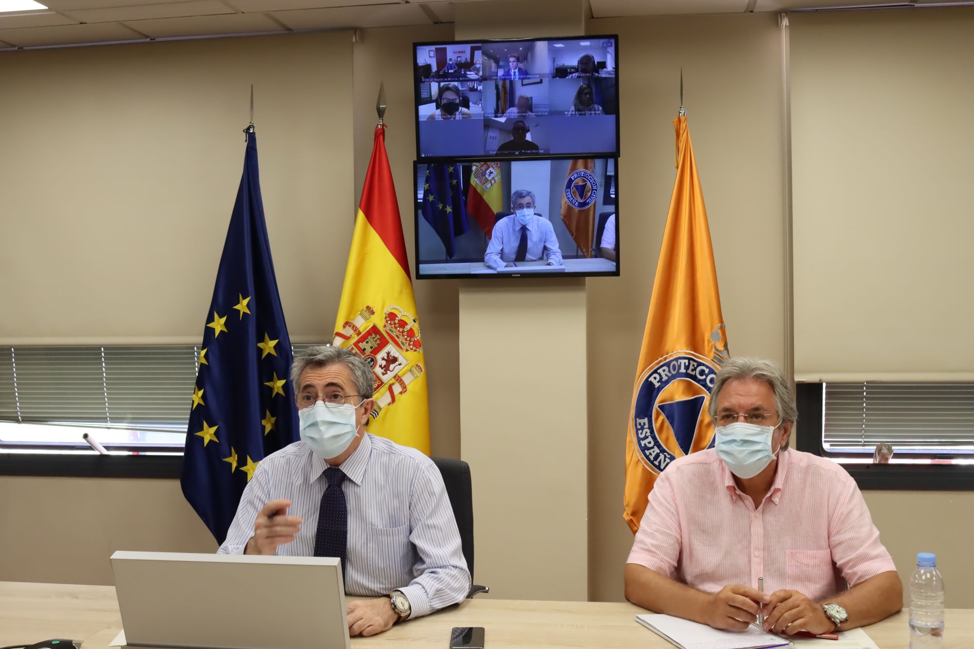 Director general de Protección Civil Leonardo Marcos