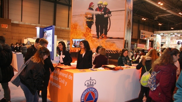 Protección Civil presente en Aula 2018