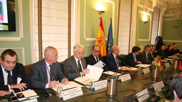 el subsecretario del Ministerio del Interior, Luis Aguilera, y el gobernador y director de Migración y Vigilancia de Fronteras del Reino de Marruecos, Khalid Zerouali, han presidido en Madrid la reunión de la Comisión Mixta Hispano-Marroquí de evaluación de la OPE 2017