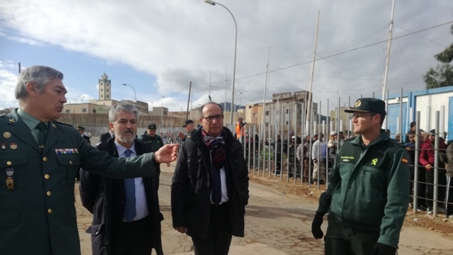 El director general de Protección Civil y Emergencias visita Melilla
