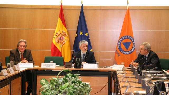 el director general de Protección Civil y Emergencias en el comité Estatal de coordinación