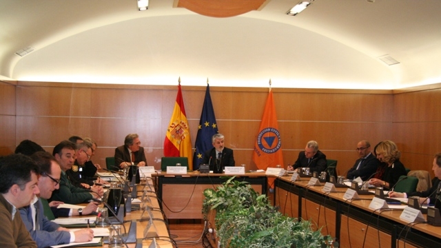 reunión para analizar la actuación de ejercicio anual de la UME ECC Región de Murcia 2018