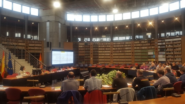 charla sobre evaluación y asesoramiento sobre incendios del Mecanismo de Protección Civil de la Unión Europea.