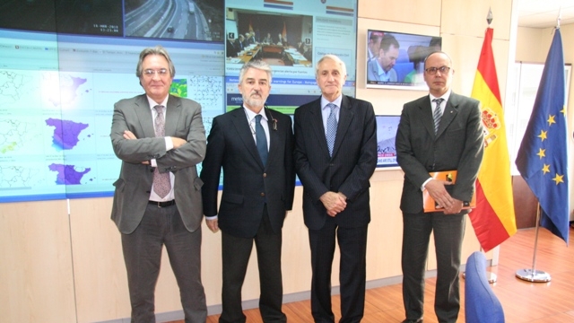 el director general de Protección Civil y Emergencias se reúne con su homólogo el Presidente de la Autoridad Nacional de Protección Civil de Portugal