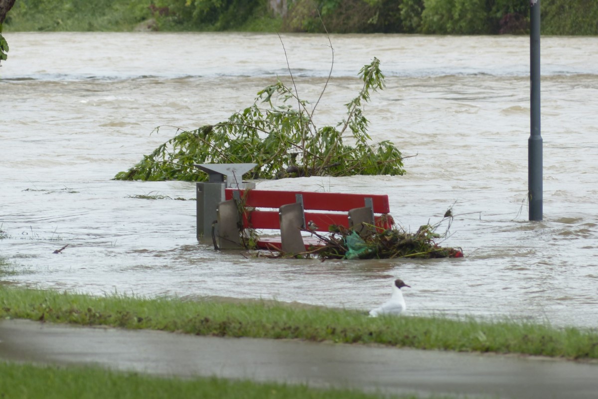 Río desbordado