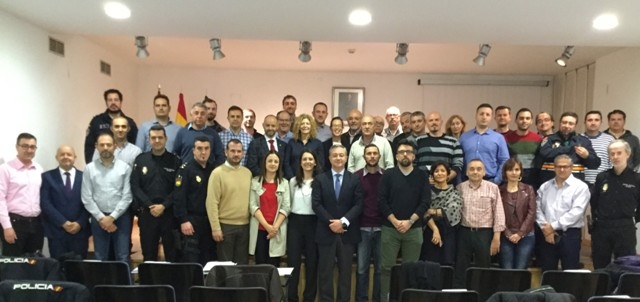 foto de los asistentes en Albacete de la primera edición del curso sobre fenómenos meteorológicos adversos
