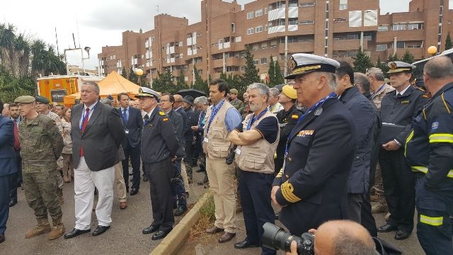 el subsecretario del Ministerio del Interior agradece a la UME la realización de estos ejercicios que permiten coordinar los recursos del Sistema Nacional de Protección Civil