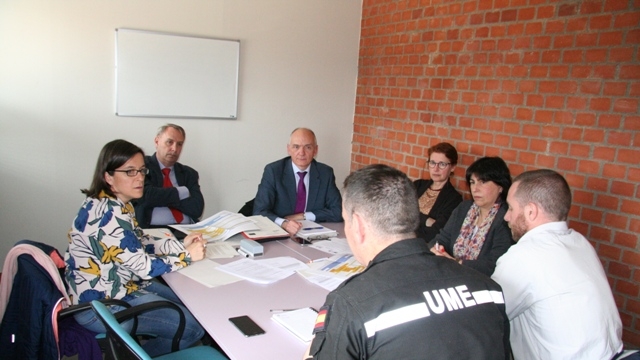 grupos de trabajo, para el planteamiento del Ejercicio EU RIWATEREX 2018