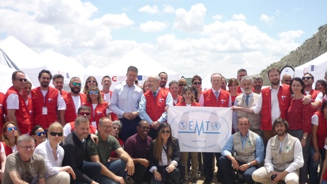 el Comité de Expertos de la OMS y de la Comisión Europea verifica el Equipo Médico de Emergencia español