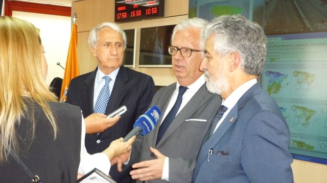el ministro del Interior de Portugal, Eduardo Cabrita y director general, Juan Díaz Cruz