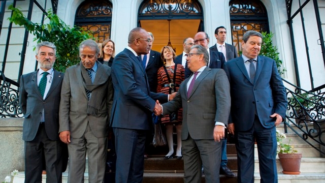 el ministro de interior Zoido con el ministro del interior argelino