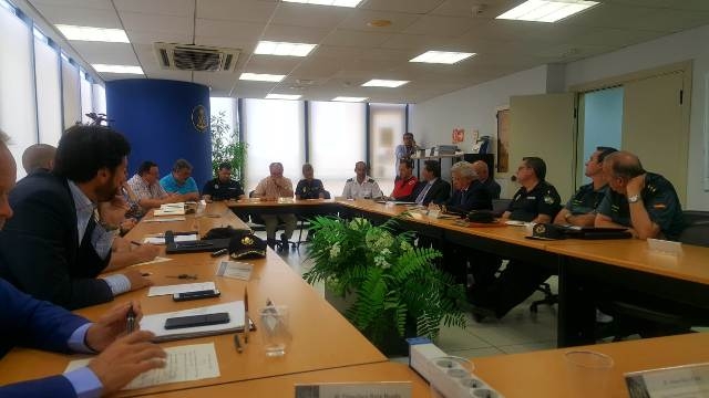 El director general de Protección Civil y Emergencias, Juan Díaz Cruz, ha presidido en Algeciras la reunión del Comité de Dirección Provincial