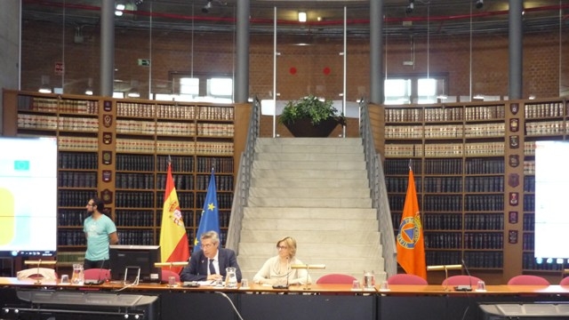 en la reunión se trata de un ejercicio europeo a gran escala sobre un escenario general de inundaciones