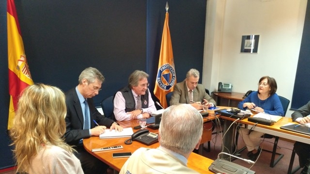 reunión días antes del inicio de la operación