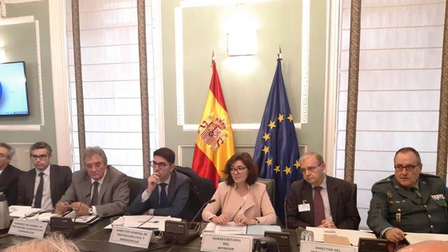 la subsecretaria del Ministerio del Interior preside la reunión del Comité Estatal de Coordinación sobre Vialidad Invernal ante el inicio de la Campaña 2019-2020