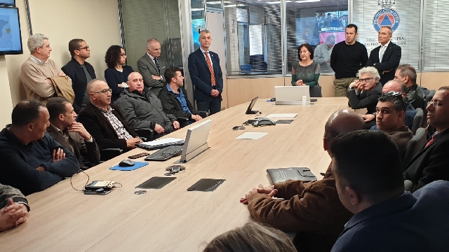 de la visita del Centro Nacional de Emergencias y la Agencia de Seguridad y Emergencias Madrid112