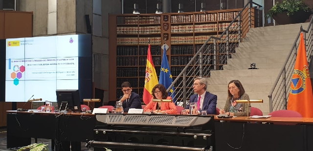 la subsecretaria del Ministerio del Interior, Isabel Goicoechea, ha inaugurado la Jornada 'El Marco de Sendai'