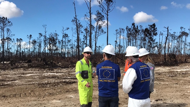 los expertos de la Unión Europea contra la contaminación en Bahamas