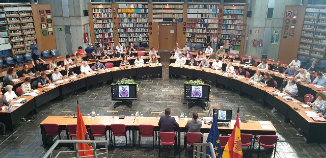 los asistentes en la I Encuentro Nacional sobre Protección del Patrimonio Cultural en situaciones de emergencia